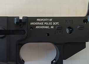 NFA gun trust engraving on SBR, NFA, A15, Short Barrel Rifles