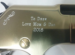 NFA gun trust engraving on SBR, NFA, A15, Short Barrel Rifles