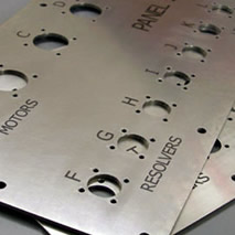 stainless steel name plate engraving