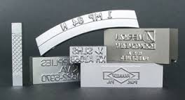 machine cut manufactured steel stamps